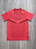 Pace Tee in Coral Red
