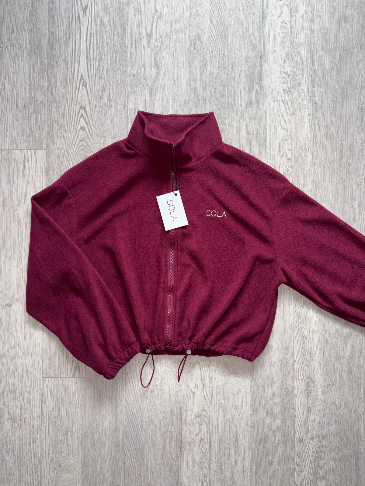 Essential Fleece in Maroon