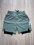Performance Shorts in Mint Green