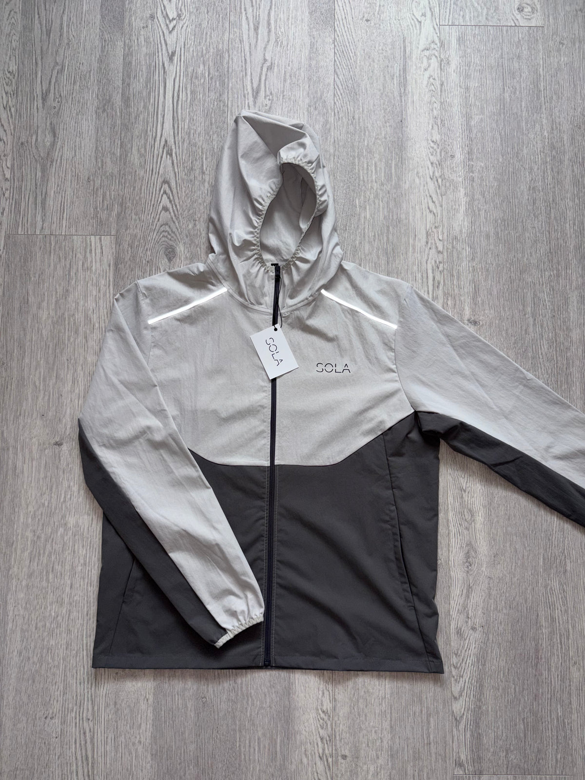 Areo Jacket in Grey/Dark Grey