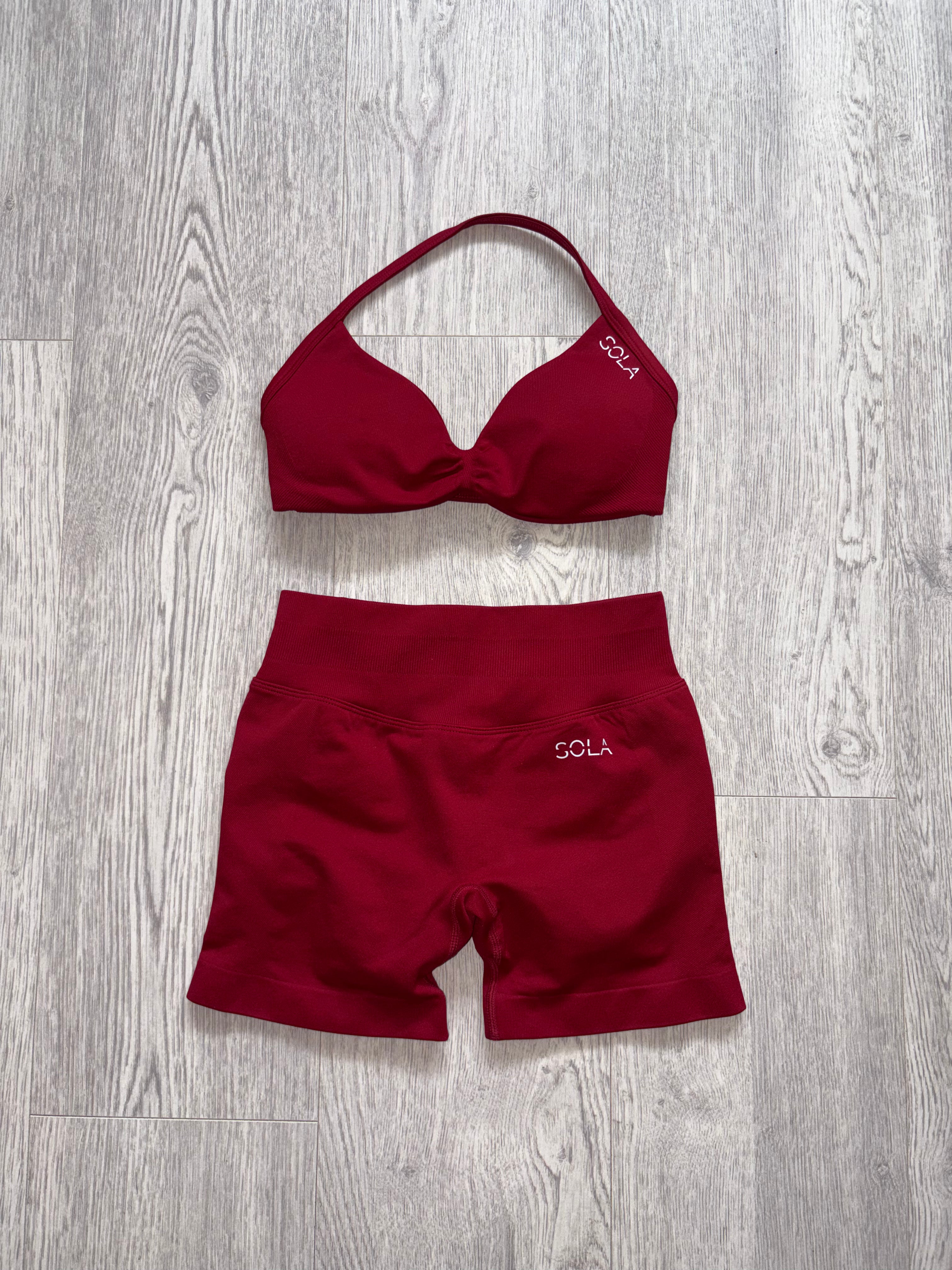 Sculpt Set in Maroon