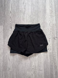 2 in 1 Shorts in Black